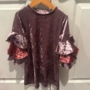 Joah Love Size 5 Velvet Dress